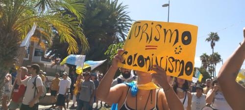 Manifestación Canarias