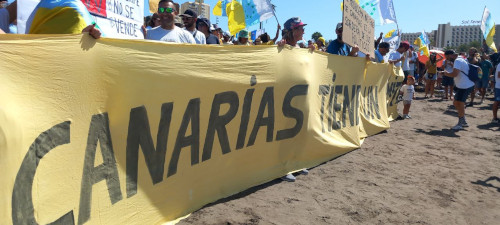 Manifestación Canarias