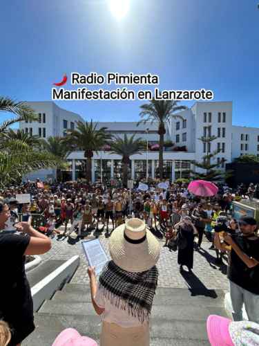 Manifestación Canarias