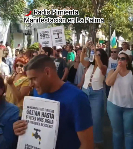 Manifestación Canarias